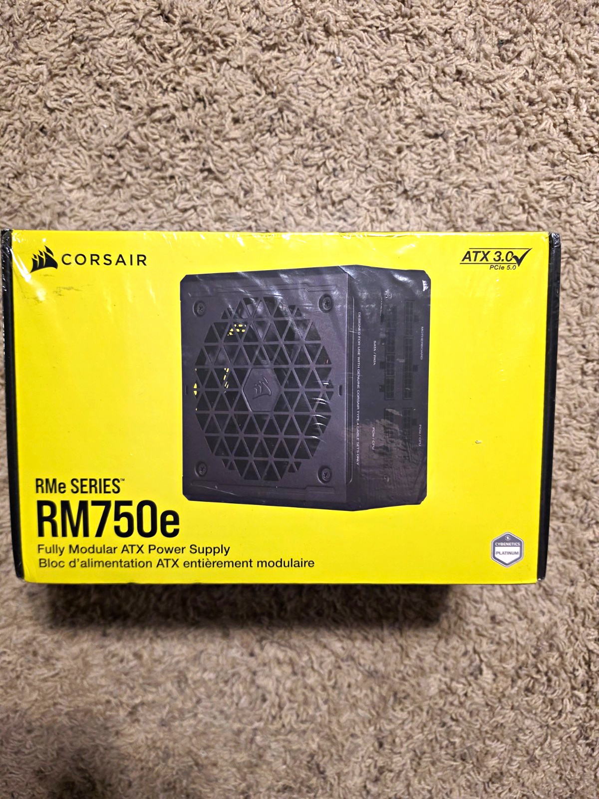 Corsair RM750e RMe Series 750W Fully Modular ATX Power Supply, New Factory Seal