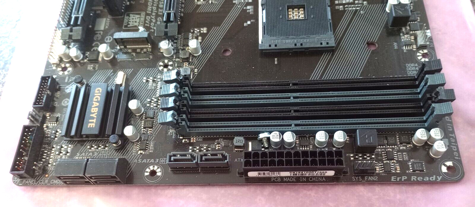 AB350M-D3H GIGABYTE AMD B350 DDR4 Socket AM4 Micro ATX Motherboard