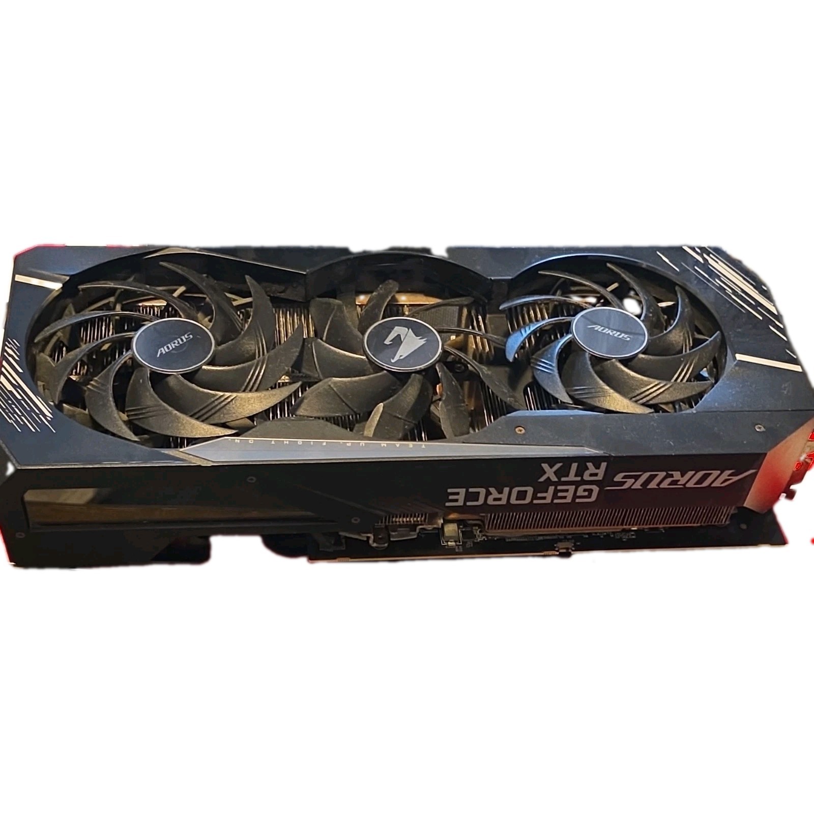 AORUS 3080 NVIDIA GeForce RTX Triple Fan Heatsink PCIe x16 Multi-Monitor rev 1.0