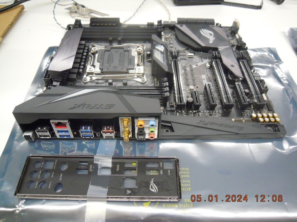 Asus ROG STRIX X299-E GAMING Motherboard LGA2066 DDR4 + I/O Shield Latest BIOS
