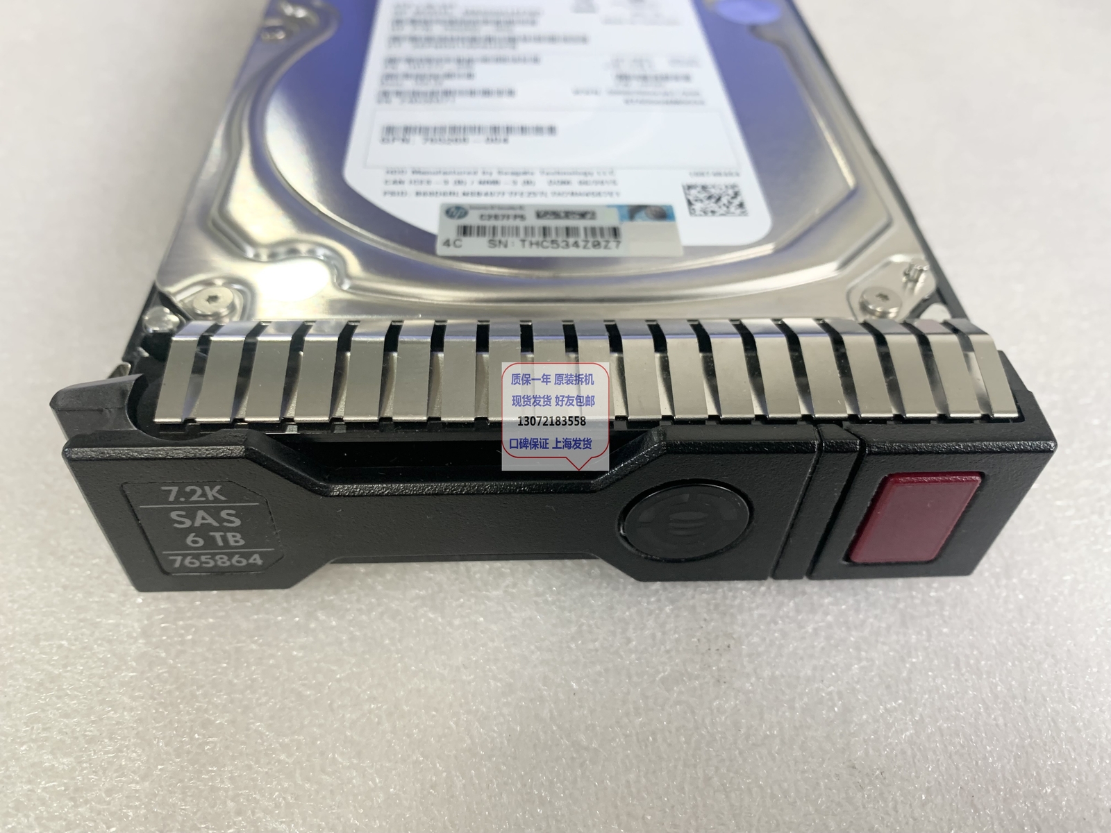 765864-001 For HP 6T SAS 12G7.2K 3.5 inch 6TB Hard Drive 765259-B21