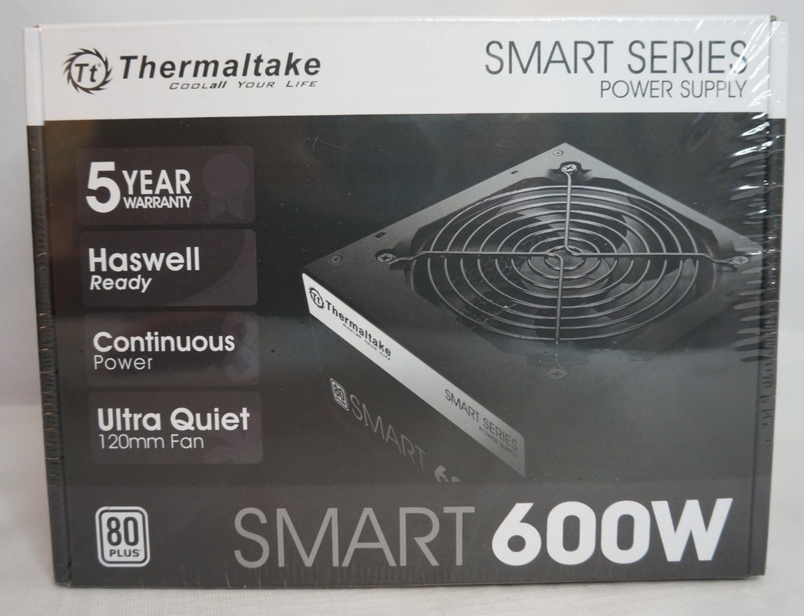 Thermaltake Smart 600W 80 PLUS Certified ATX Non-Modular Power Supply – NEW