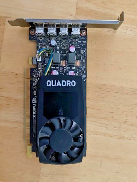 HP Nvidia Quatro Video Card Quad Mini-Display Port (L11436-002/L85877-001)