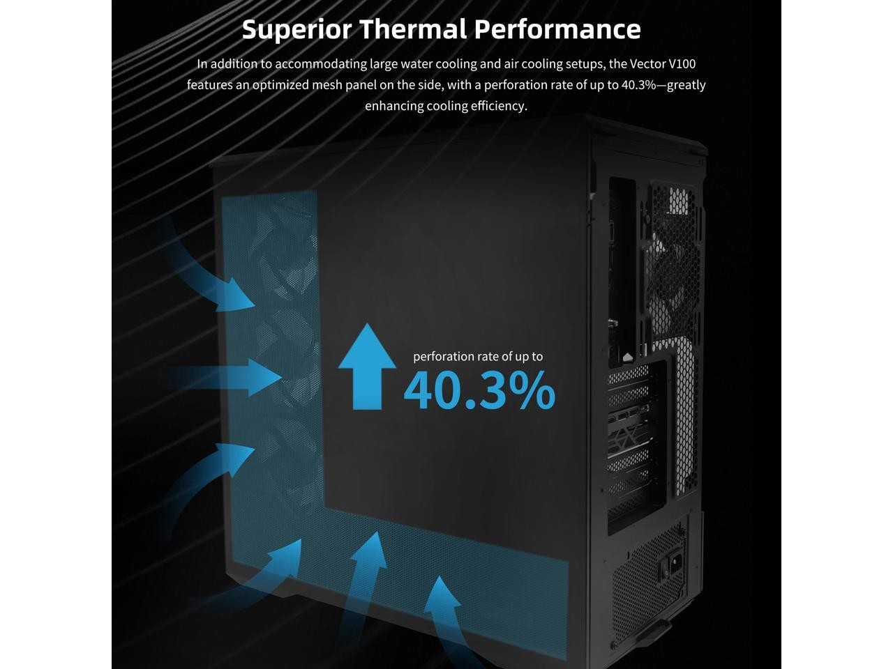 Lian Li V100 ATX Mid-Tower PC Case, LED RGB Strip, Display Platform Design with