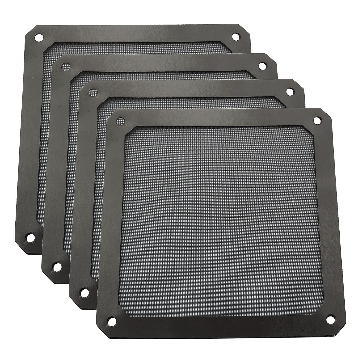 4Pcs 120Mm PC Fan Dust Filter Magnetic Frame Computer Fan Grills Dust Mesh PC C