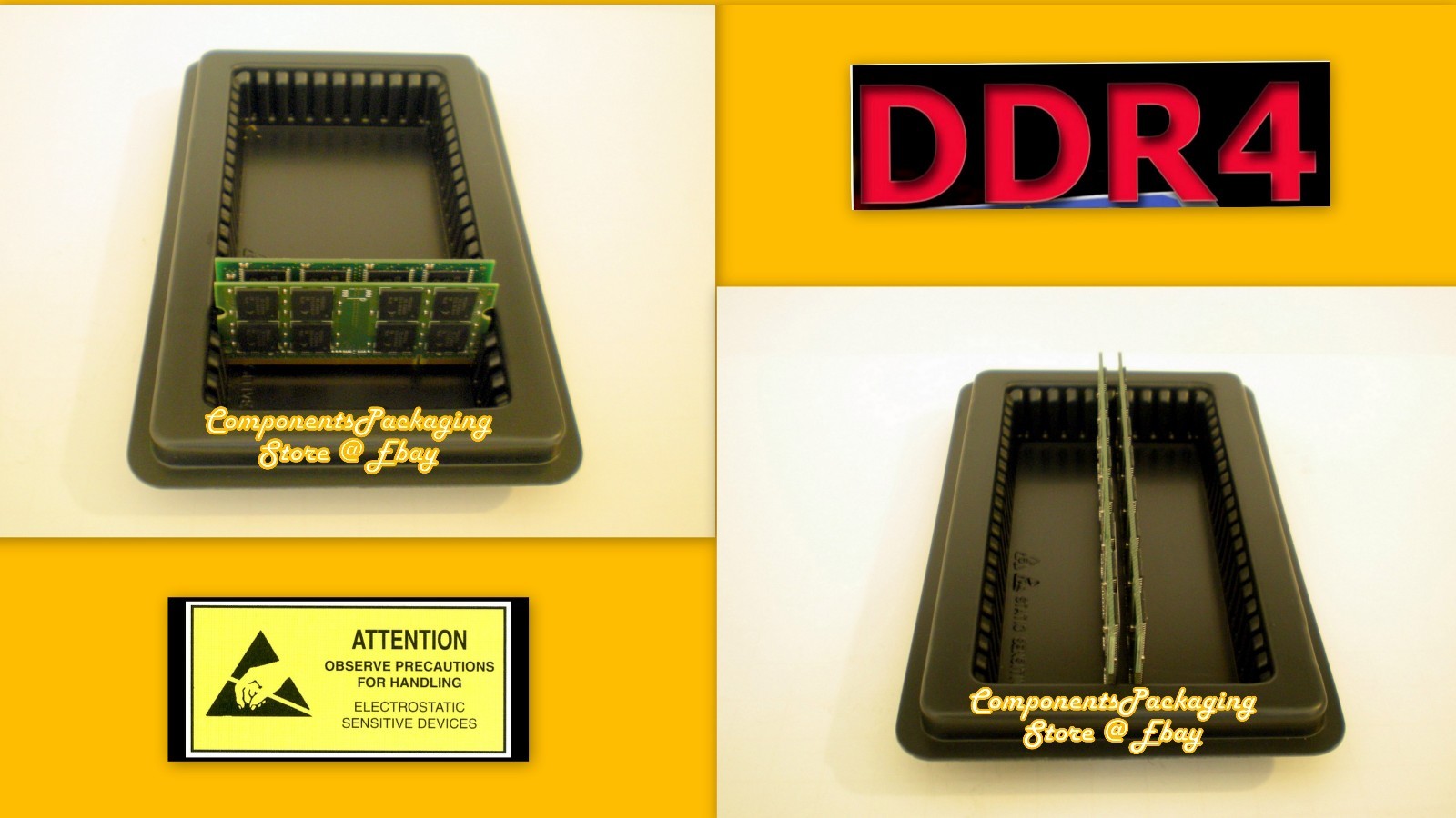 DDR4 DRAM Memory Tray Case Tray for Server Desktop PC DIMM – Lot of 5 10 20 45