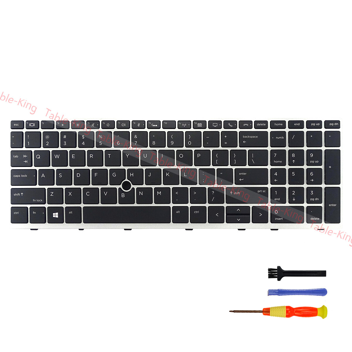 Backlit Keyboard w/Pointer for HP EliteBook 850 G5/850 G6/855 G5/750 G5/755 G5