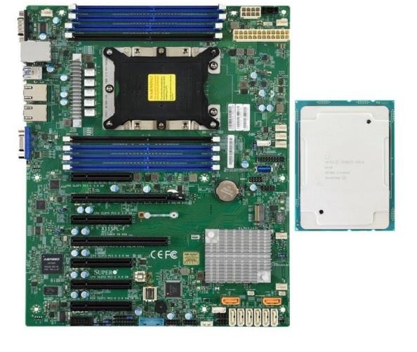 Supermicro X11SPL-F LGA3647 Motherboard With Intel Xeon Gold 6138 2.0GHz 20C/40T
