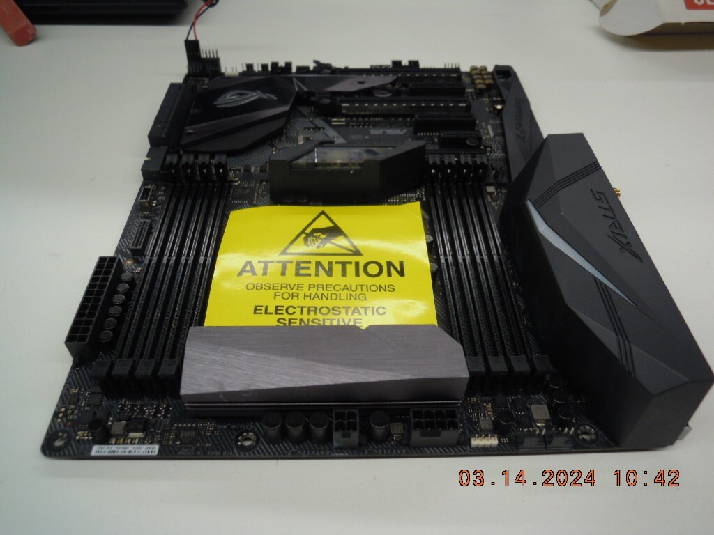 Asus ROG STRIX X299-E GAMING Motherboard LGA2066 DDR4 + I/O Shield Latest BIOS