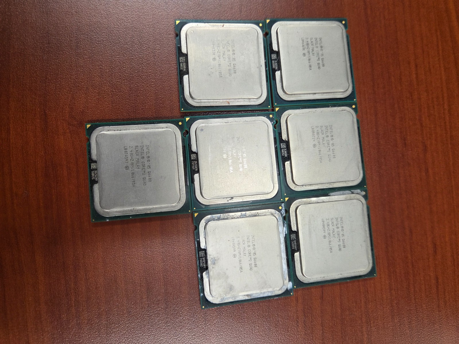 5-Pack Intel Core 2 Quad Q6600 SLACR 2.40GHz CPU Processors