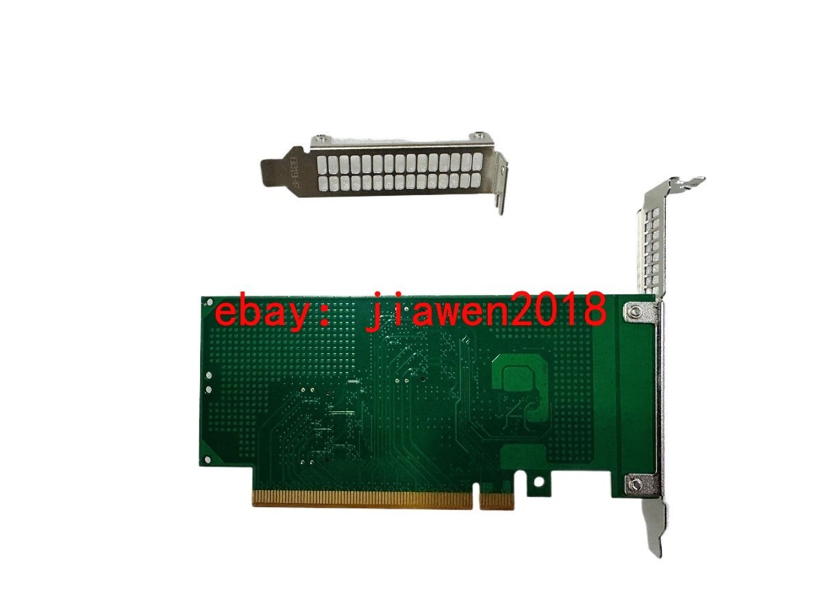 PCI Express x16 to SFF-8654 Adapter PCI-E X16 + Baseplate 2*70CM Cable