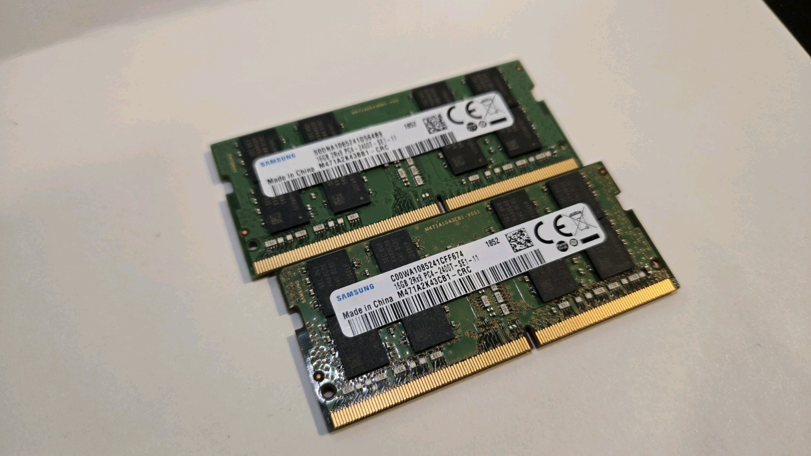 Samsung 32GB (2x16GB) PC4-2400T (DDR4-2400) LAPTOP RAM TESTED