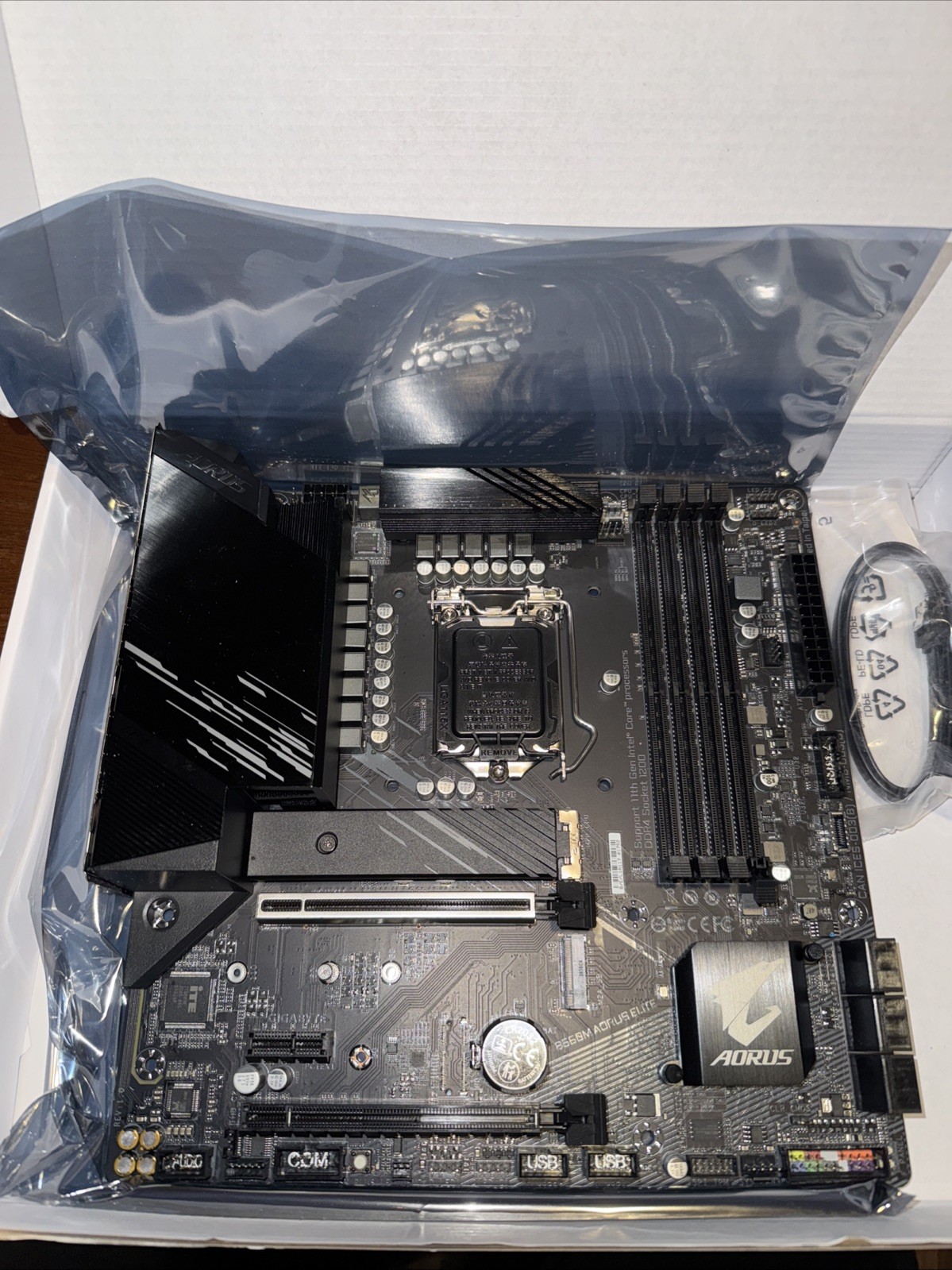 GIGABYTE B560M AORUS Elite LGA 1200 Intel 11th Gen B560 Micro ATX Motherboard