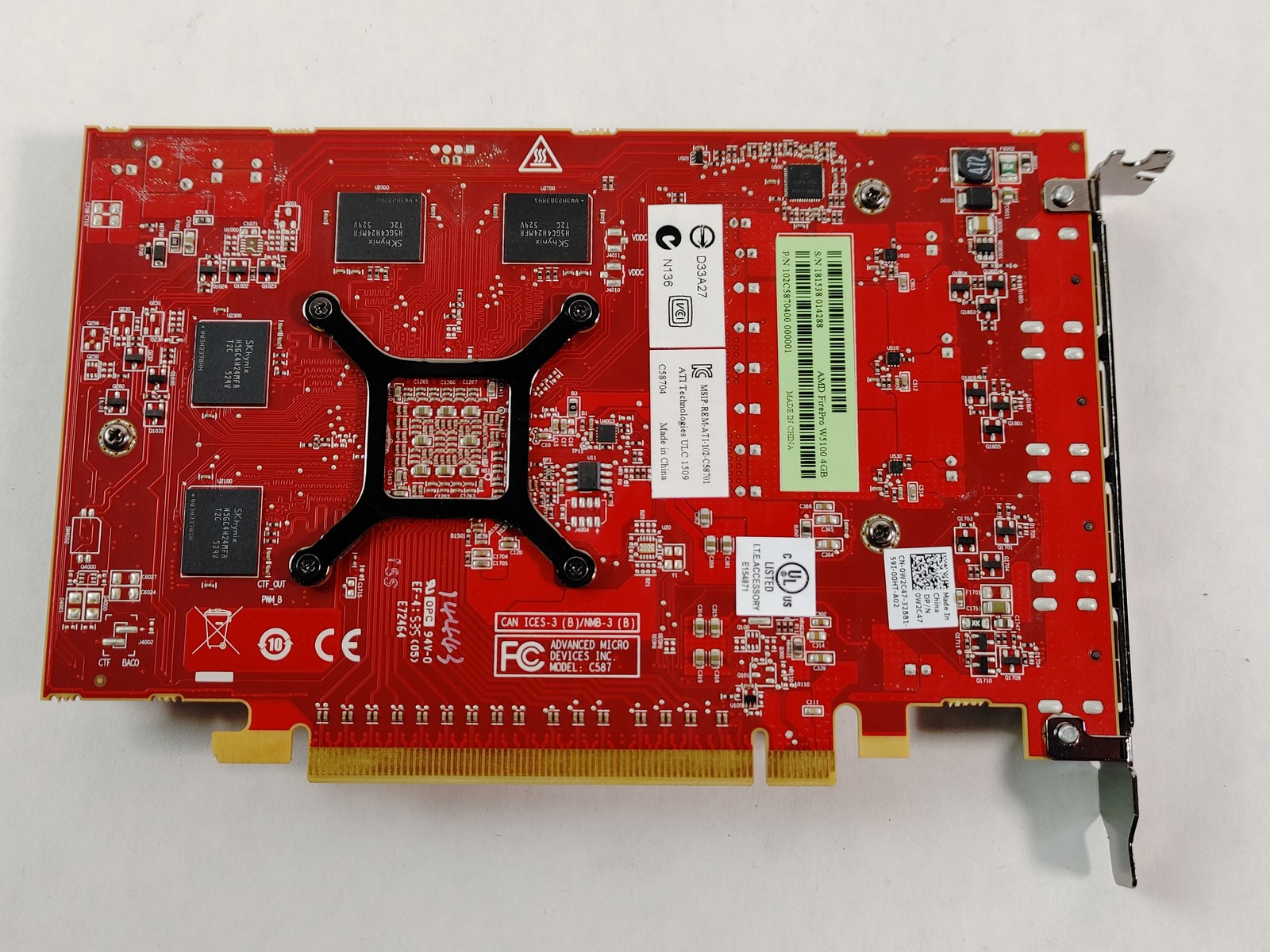 AMD FirePro W5100 4 GB GDDR5 PCI Express 3.0 x16 Desktop Video Card