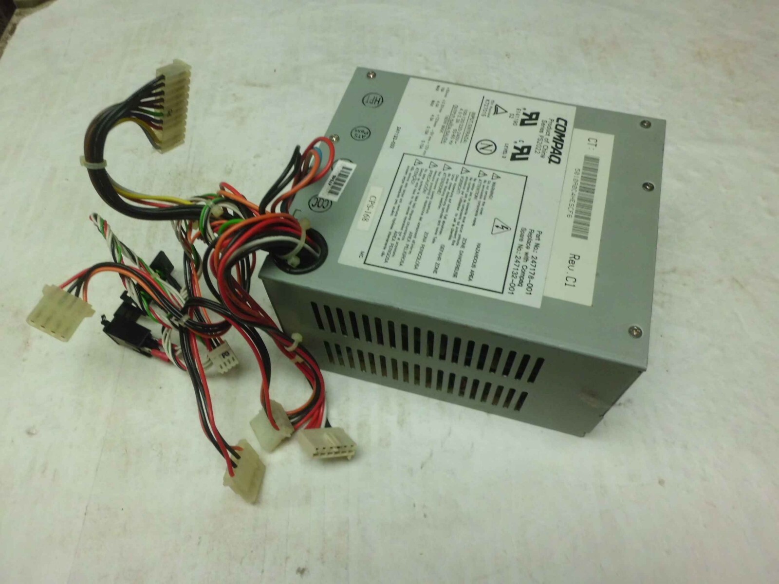 Compaq 247178-001 Power Supply 247132-001 PS2022, tested, 30 DAYS RETURN