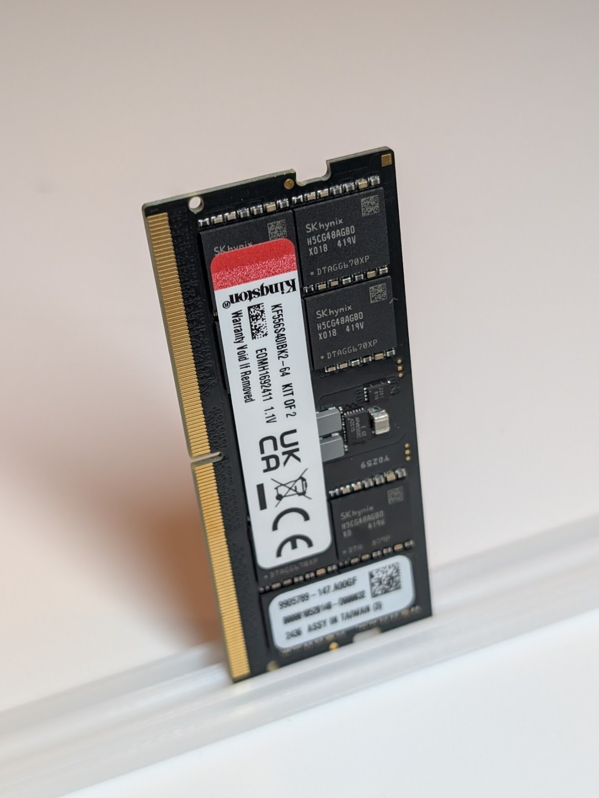Kingston FURY Impact 32GB 1x32GB DDR5 5600 CL40 XMP PnP SODIMM Laptop RAM