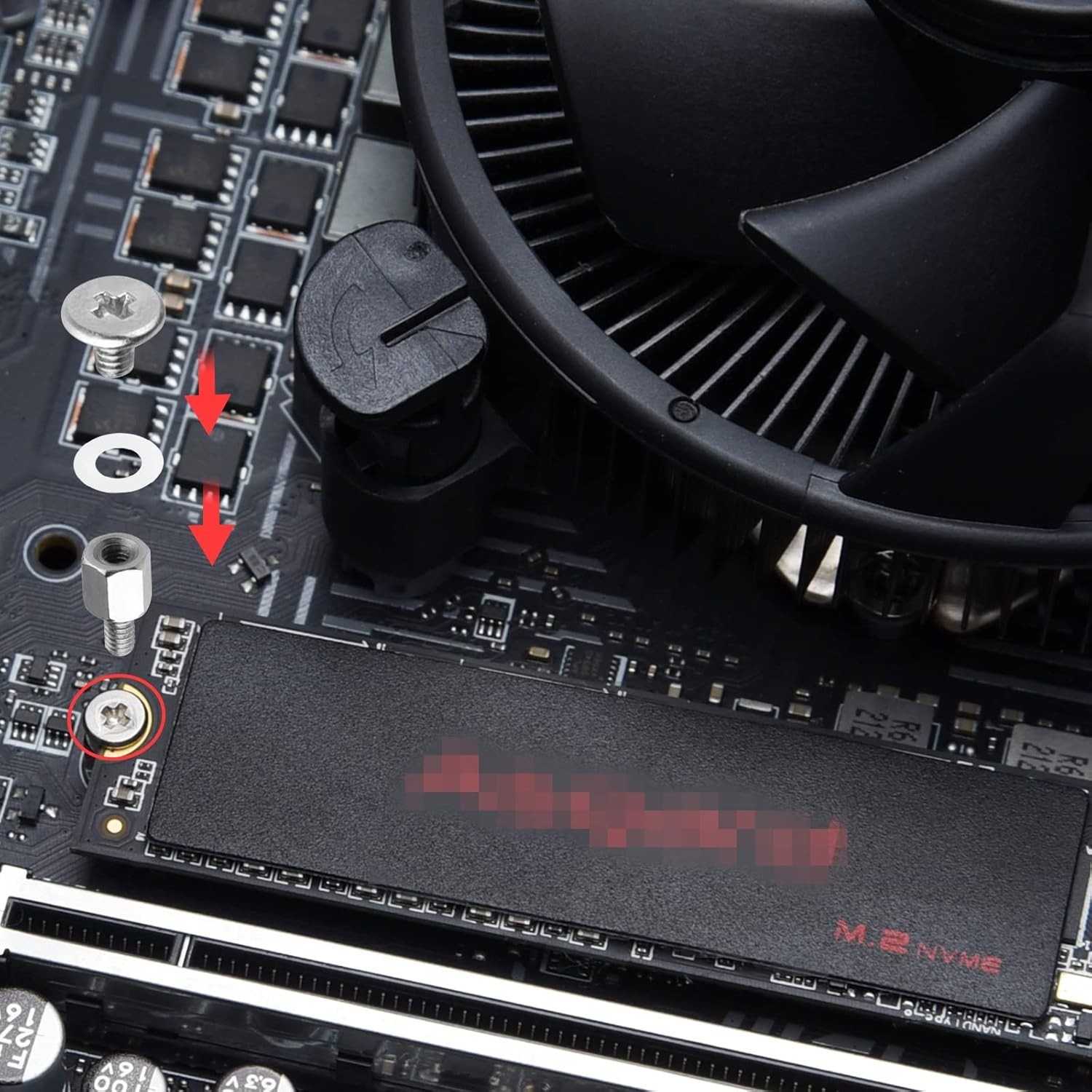Complete M.2 SSD Installation Kit – 13 Pieces with Durable Magnetic Screwdriver