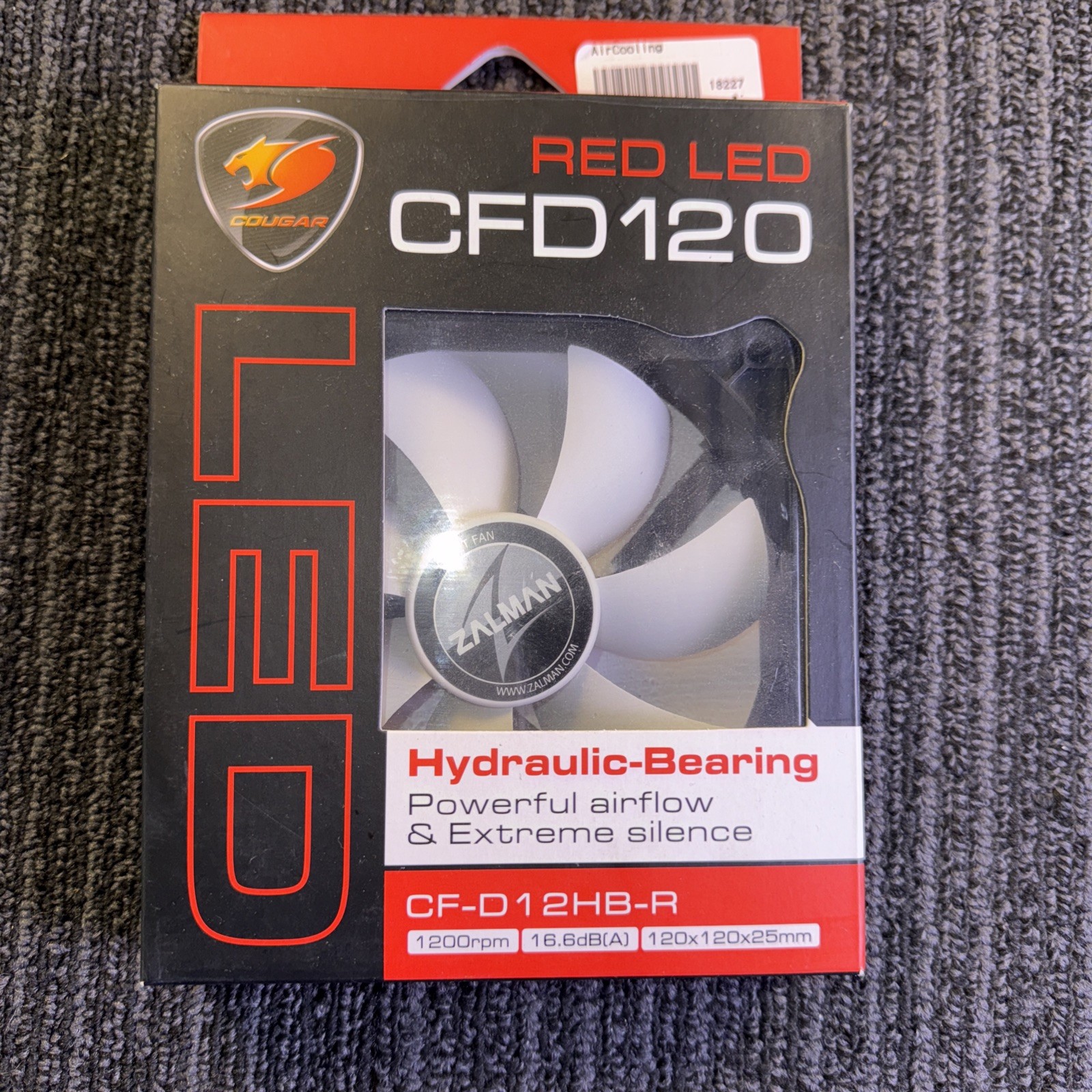 Cougar CFD120 RED LED CF-D12HB-R – Hydraulic-Bearing – New
