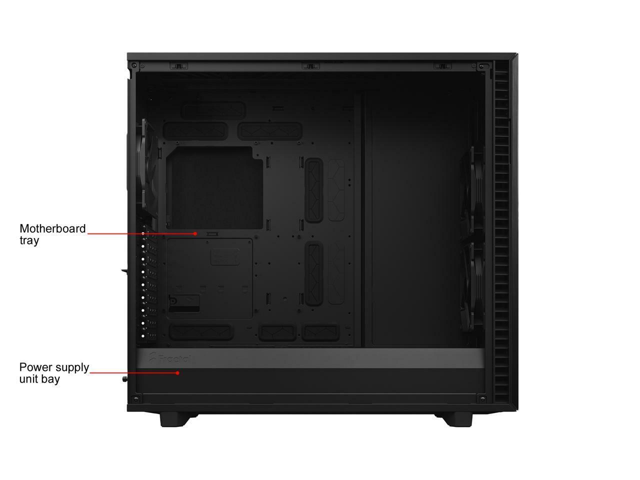 Fractal Design Define 7 XL Black Brushed Aluminum / Steel E-ATX Silent Modular F