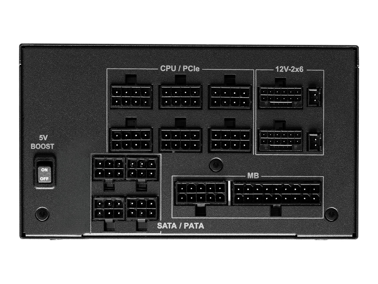 ASRock PG-1600G 1600 W ATX3.1 & PCIe5.1 80 PLUS GOLD Certified Full Modular Powe