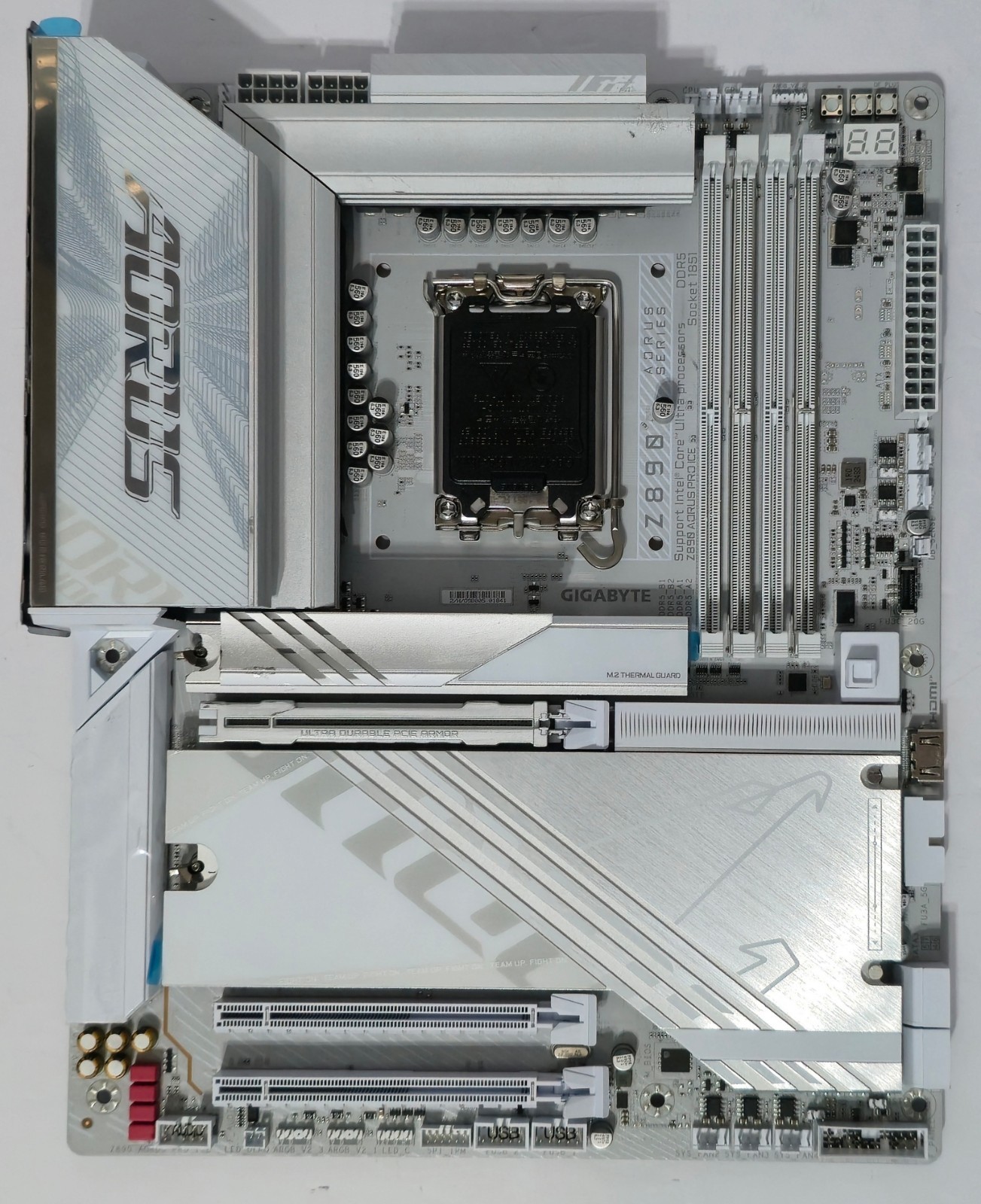 Gigabyte Z890 Aorus Pro Ice LGA 1851 ATX Intel DDR5 Motherboard – Repaired Pins