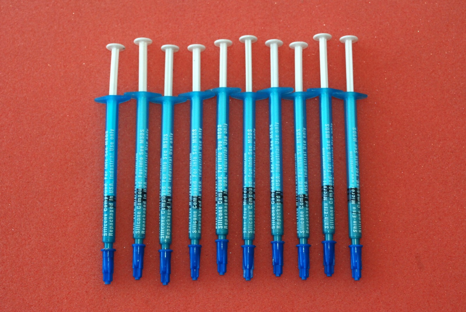 Lot Of 10 New Silicone Thermal Paste Heatsink Cooling Grease For CPU GPU (10SC