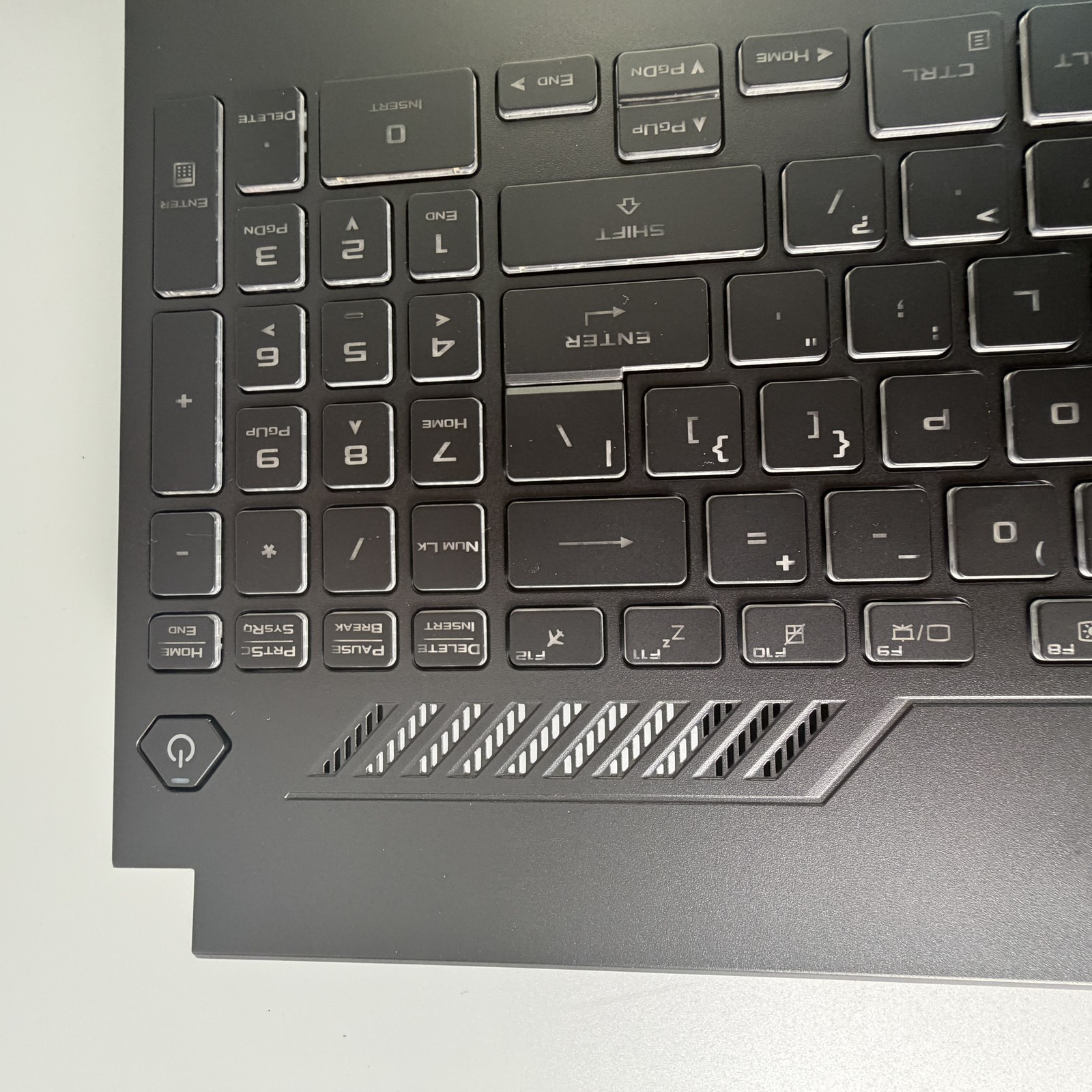 For ASUS TUF Gaming A15 F15 FX507 FA507 FX507Z Palmrest Keyboard Backlit US