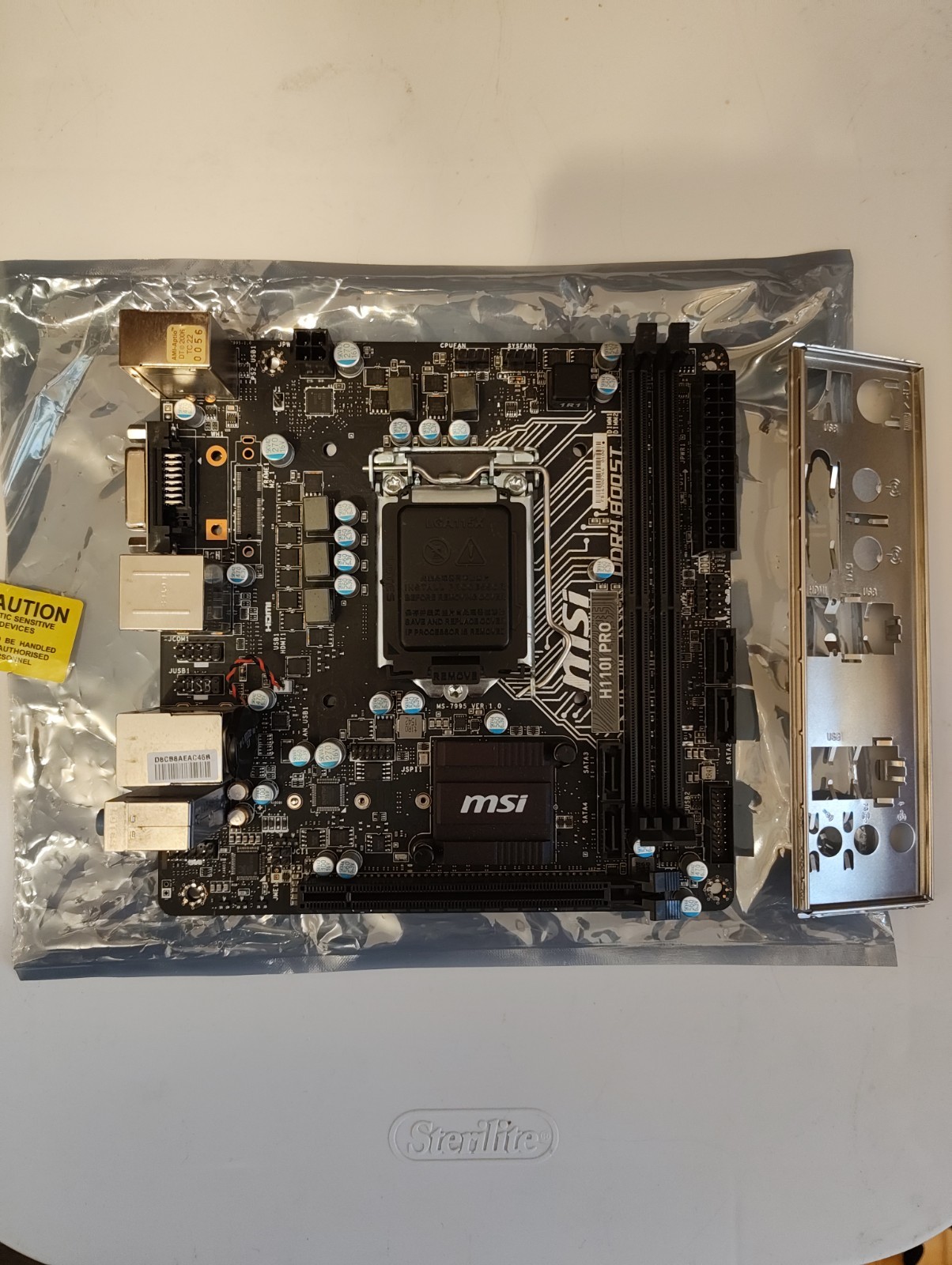 MSI H110I PRO ITX – Intel 6th and 7th Gen – LGA 1151 – DDR4
