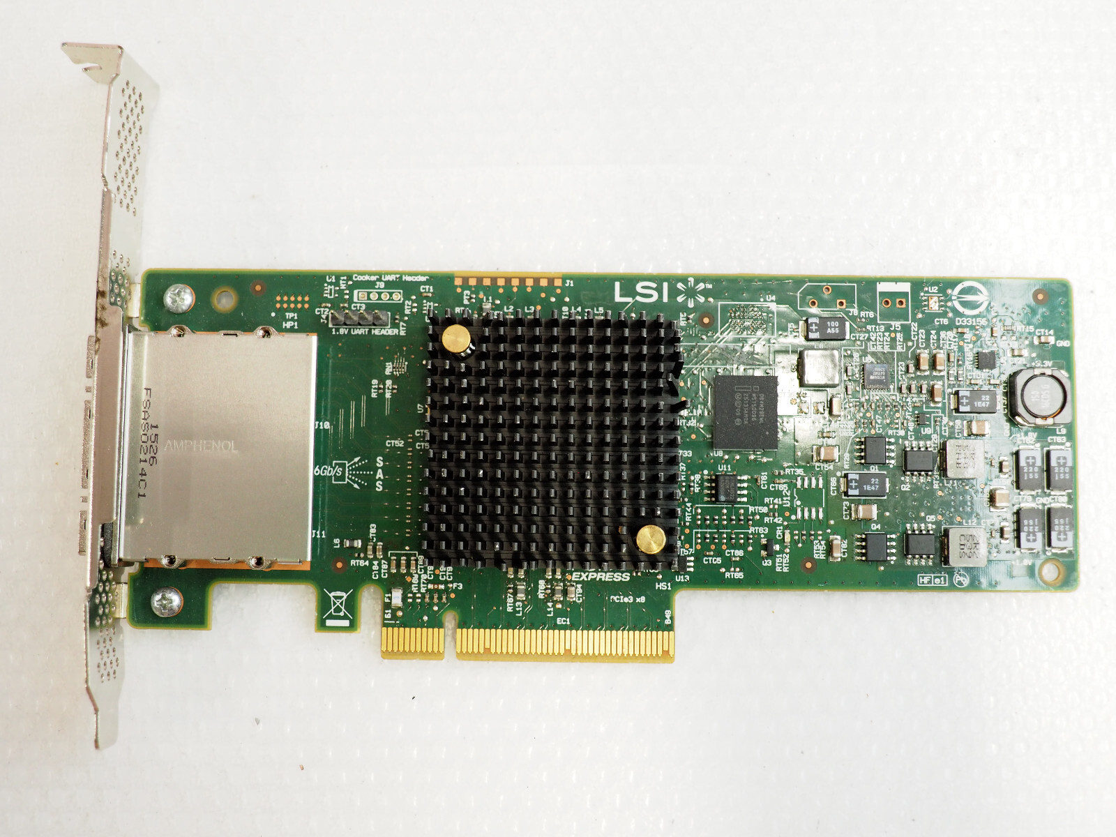 Dell LSI 3T6KY SAS9207-8e 03-25658-00A Dual Port 6GB SAS PCIe Host Bus Adapter