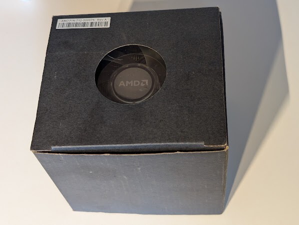 AMD Socket AM4 712-000075 Rev. A Wraith Prism RGB LED CPU Cooler Heatsink Fan