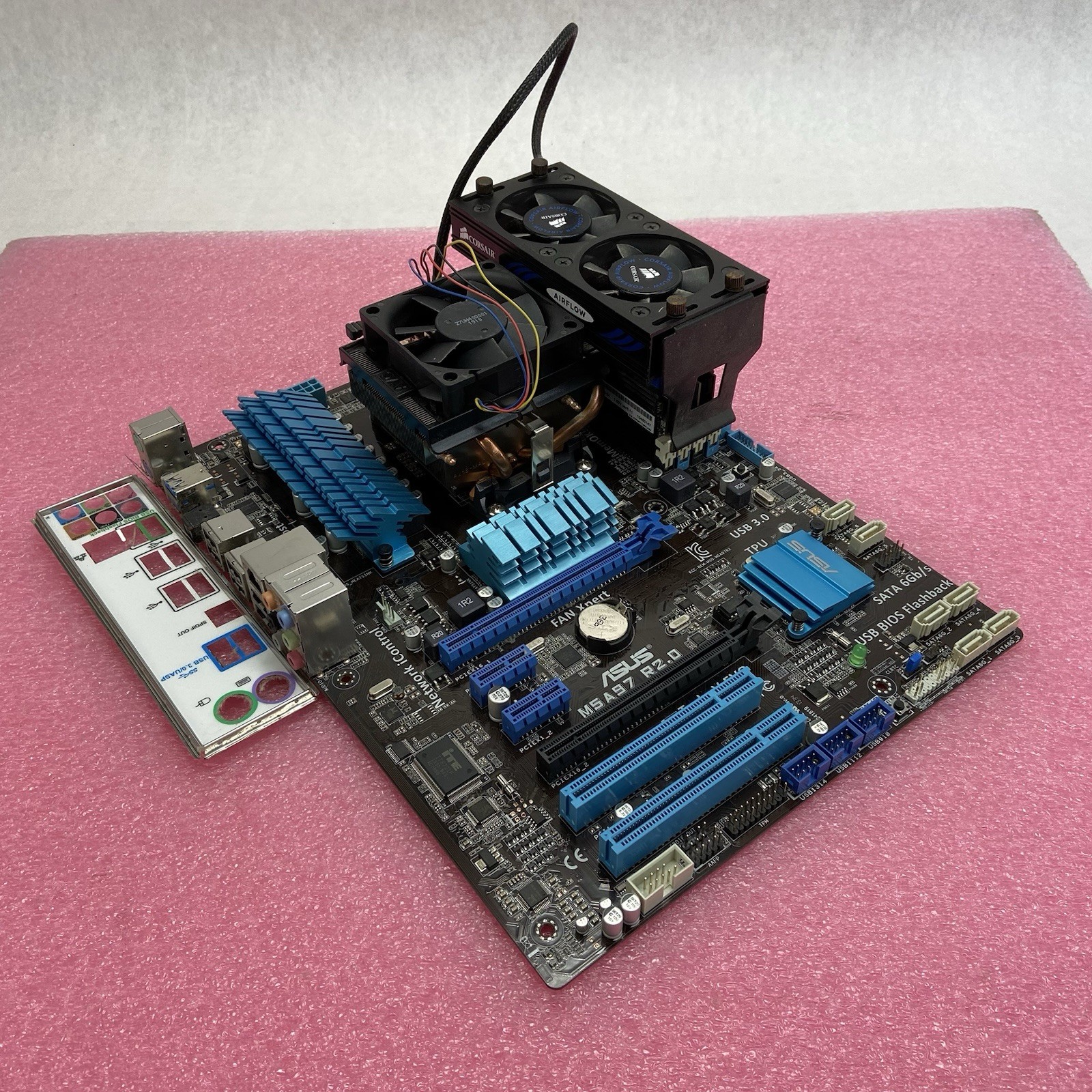 ASUS M5A97 R7 Motherboard AMD Phenom II X6 1090T 3.2GHz 16GB RAM w/IO Shield