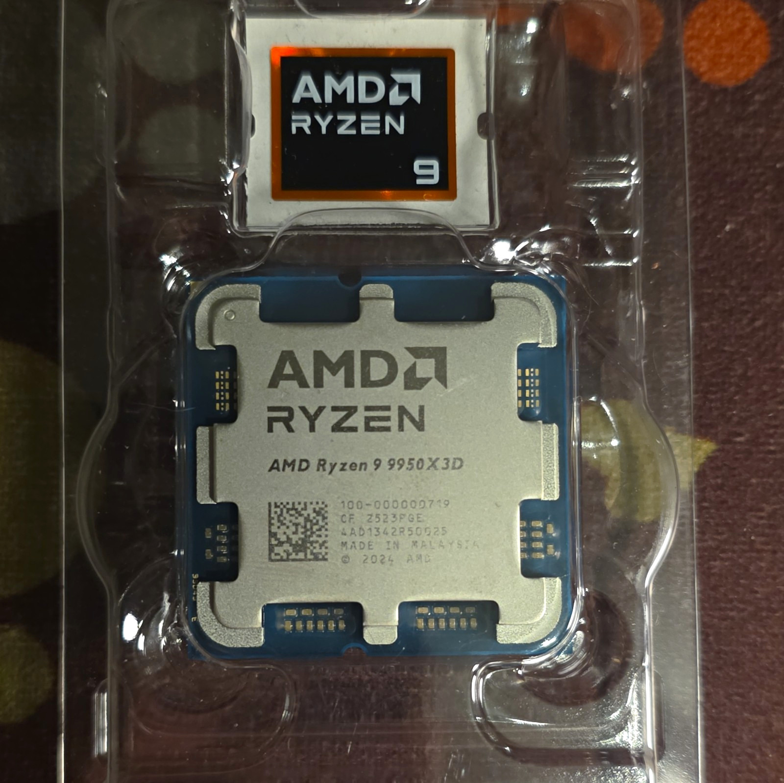 AMD Ryzen 9 9950X3D AM5 16-Core 4.3GHz CPU No Retail Packaging Parts Swap Meet