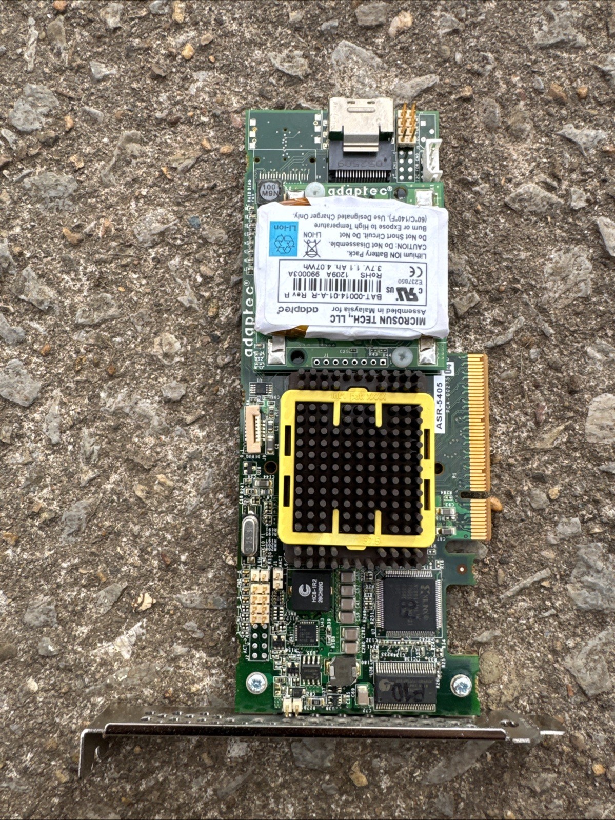 ADAPTEC ASR-5405 4-Port PCIe 8X 256MB Full Height RAID Controller Card