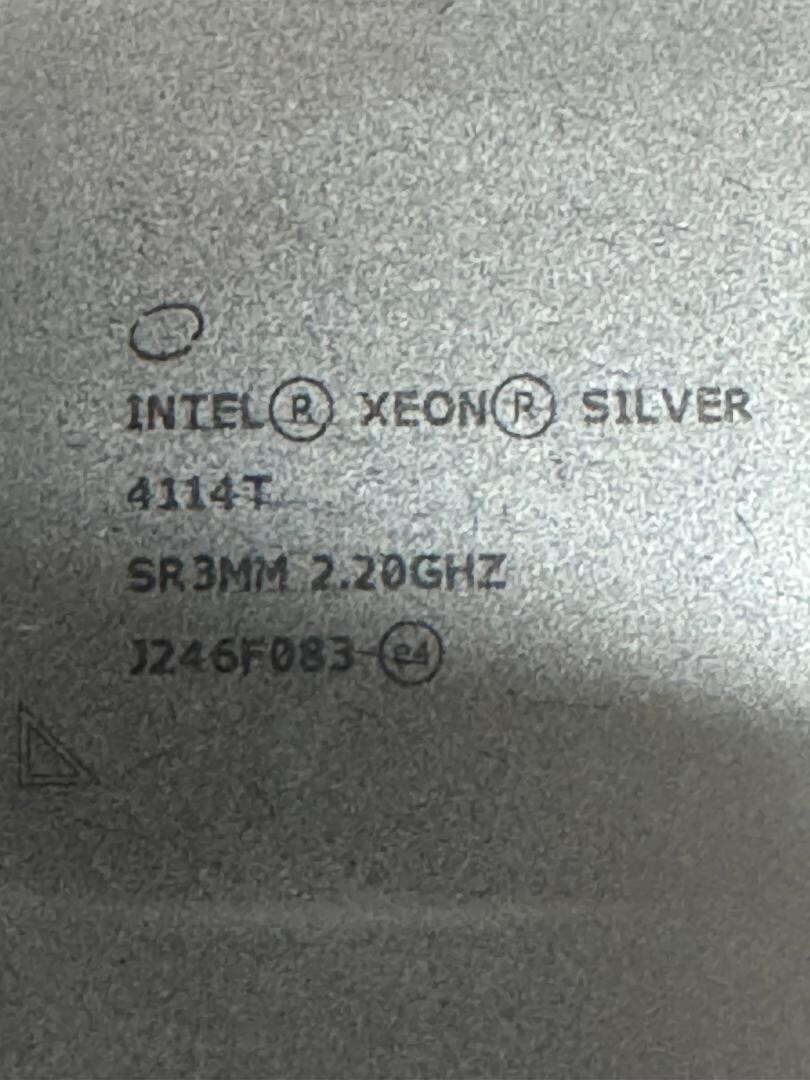 Intel Xeon Silver 4114T SR3MM