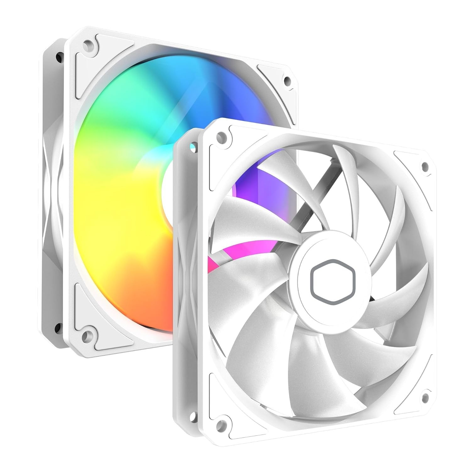COOLERMASTER MF120 LITE ARGB 3-PACK FAN KIT (WHITE) – NEW