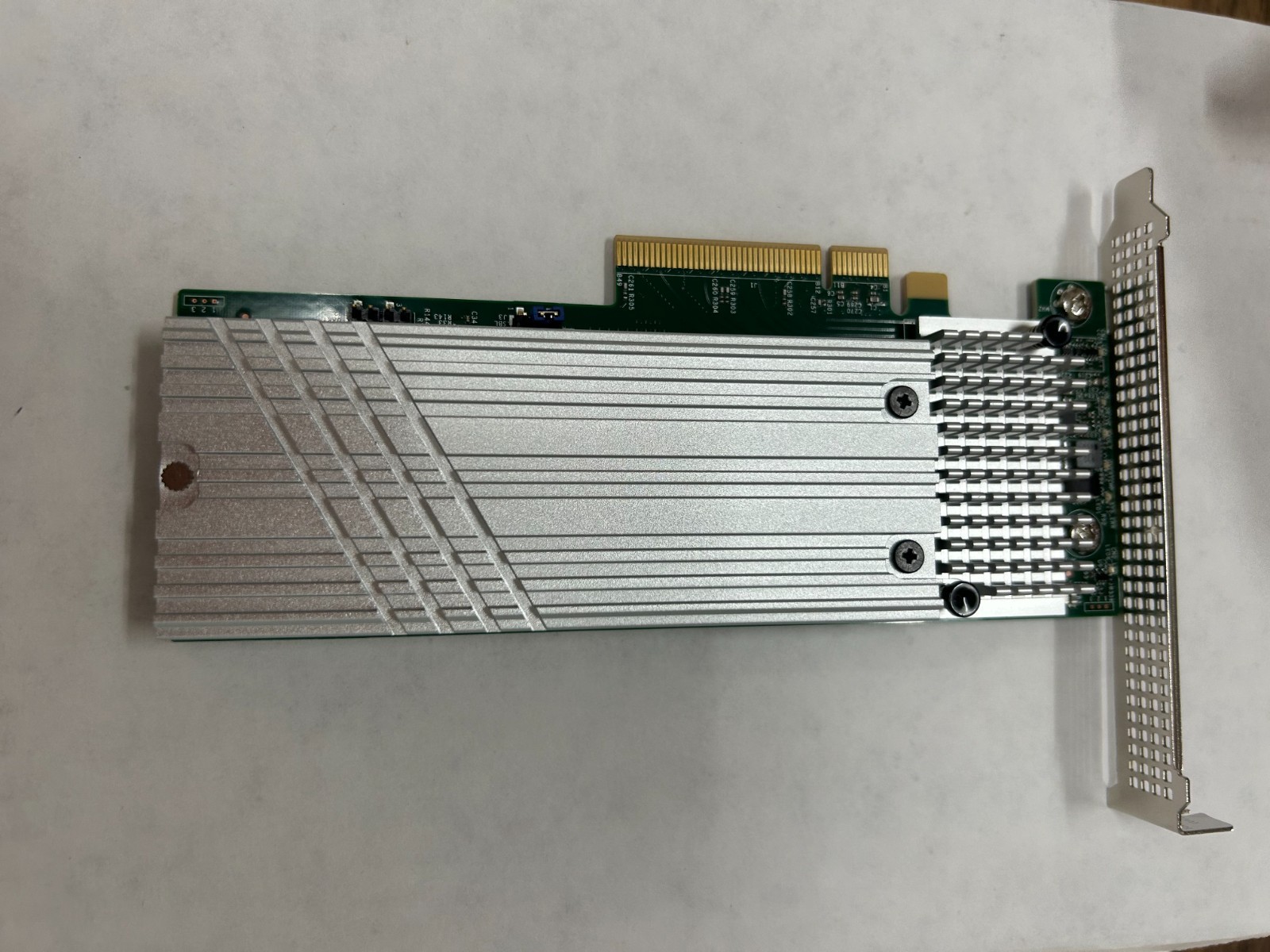 NEW Supermicro AOC-SLG4-2H8M2 2x Hybrid Gen 4 NVMe/SATA M.2 RAID w/both brackets