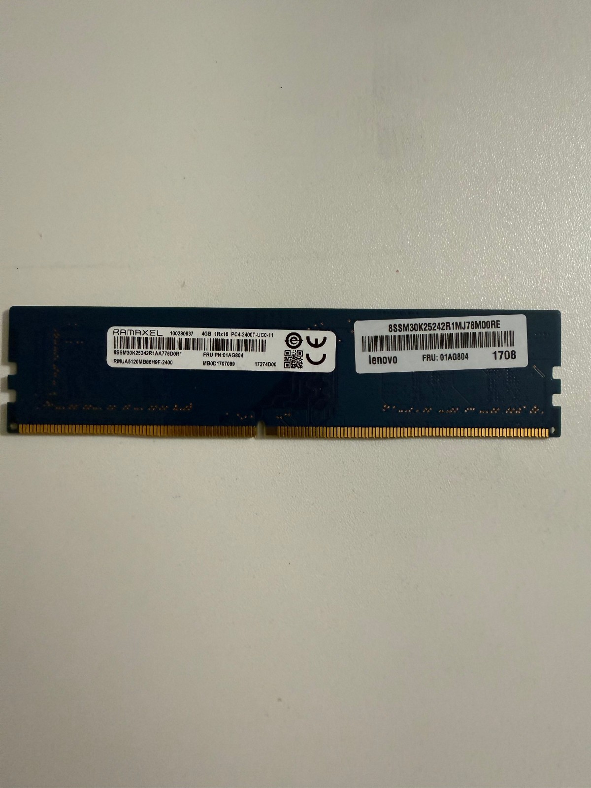 Ramaxel 4GB PC4 2400MHz RAM Memory RMUA5120MB86H9F-2400 Working