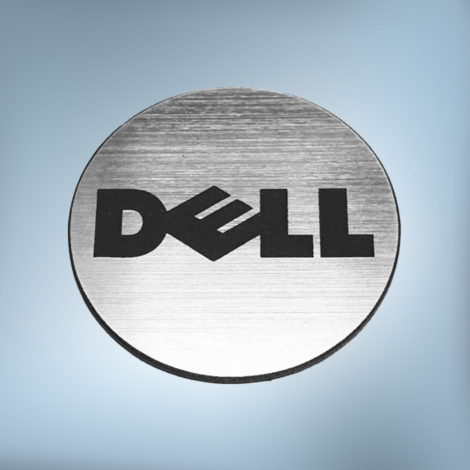DELL 35x35mm Badge Brusched Emblem Logo Decal Sticker Plate Naklejka Aufkleber