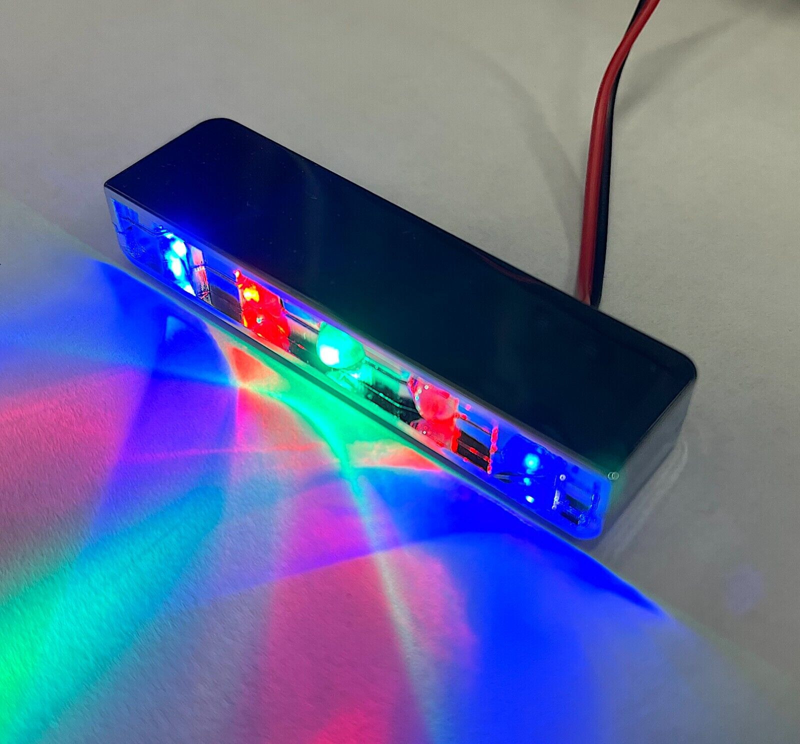 Logisys MDLED5RGB Blue Red Green 5 Lazer 4-Pin LED Computer Case Lights