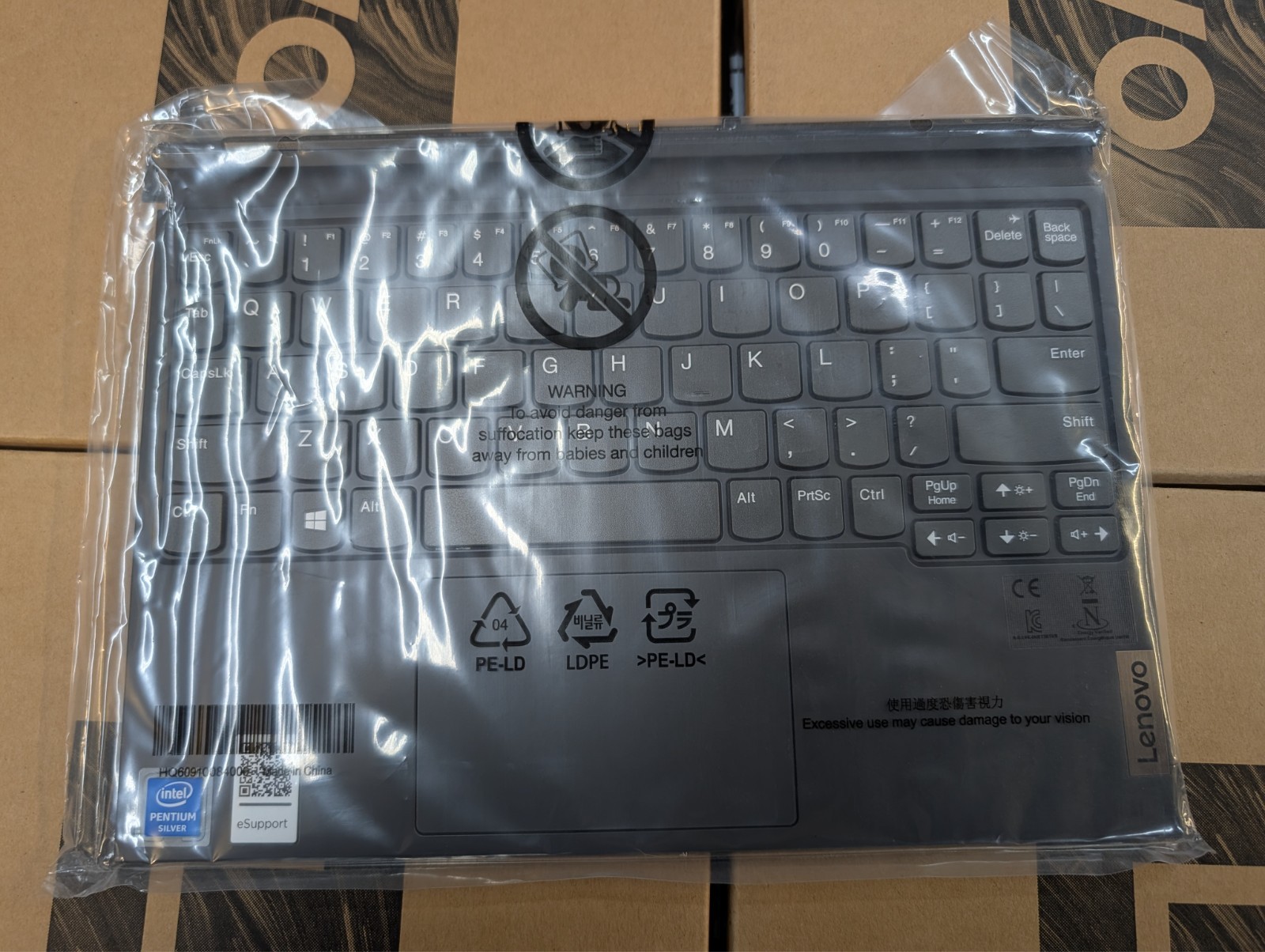 Lenovo Duet 3 10IGL5 Magnetic Bluetooth Keyboard German Grey 5D20Z70305 Folio BT