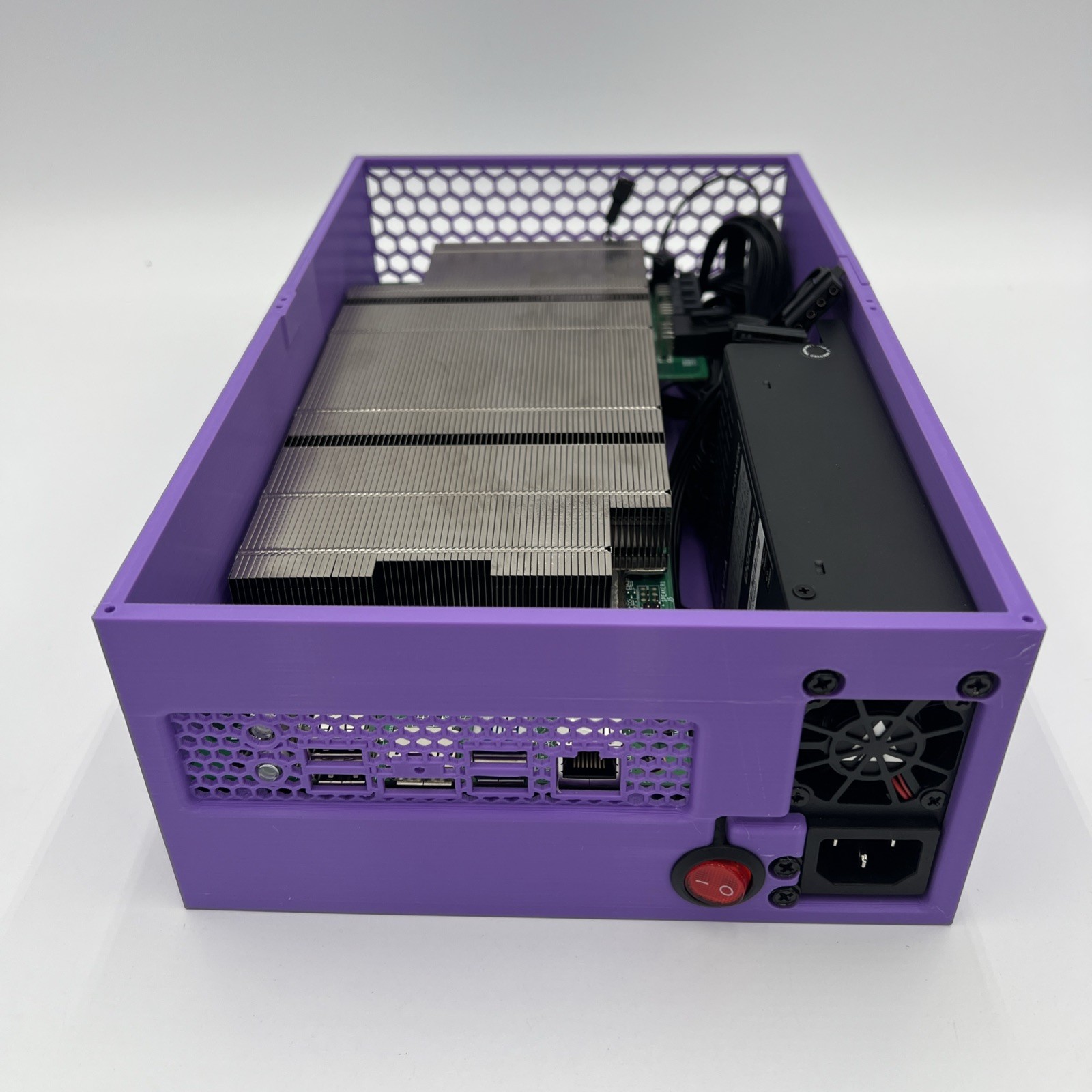 AMD BC250 OC Edition Steam Machine Computer Case Kit FLEX ATX Power Supply Fans