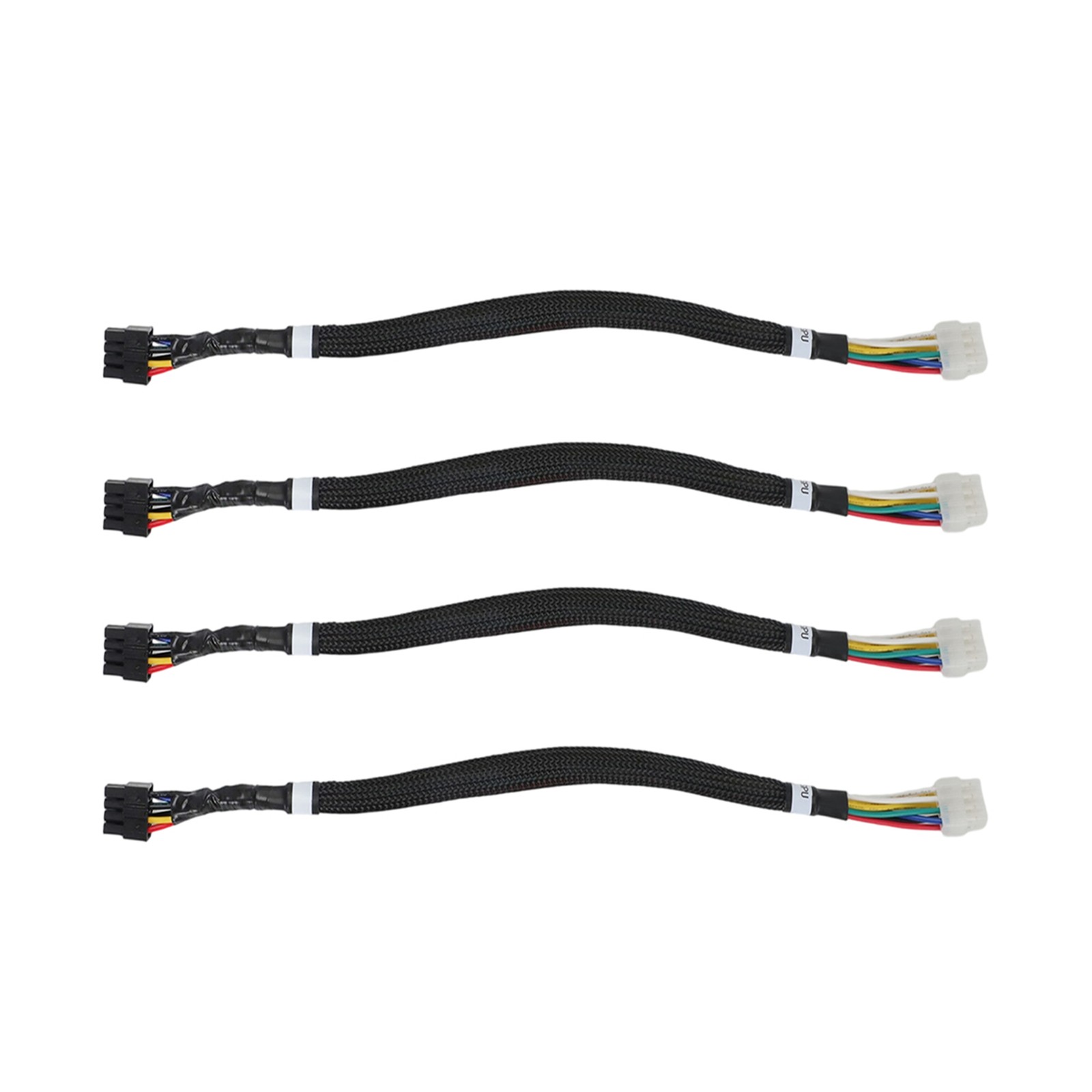 4pcs Riser to EPS 12V GPU Power Cable for Dell R720 / R730 Tesla P40 P100 V100