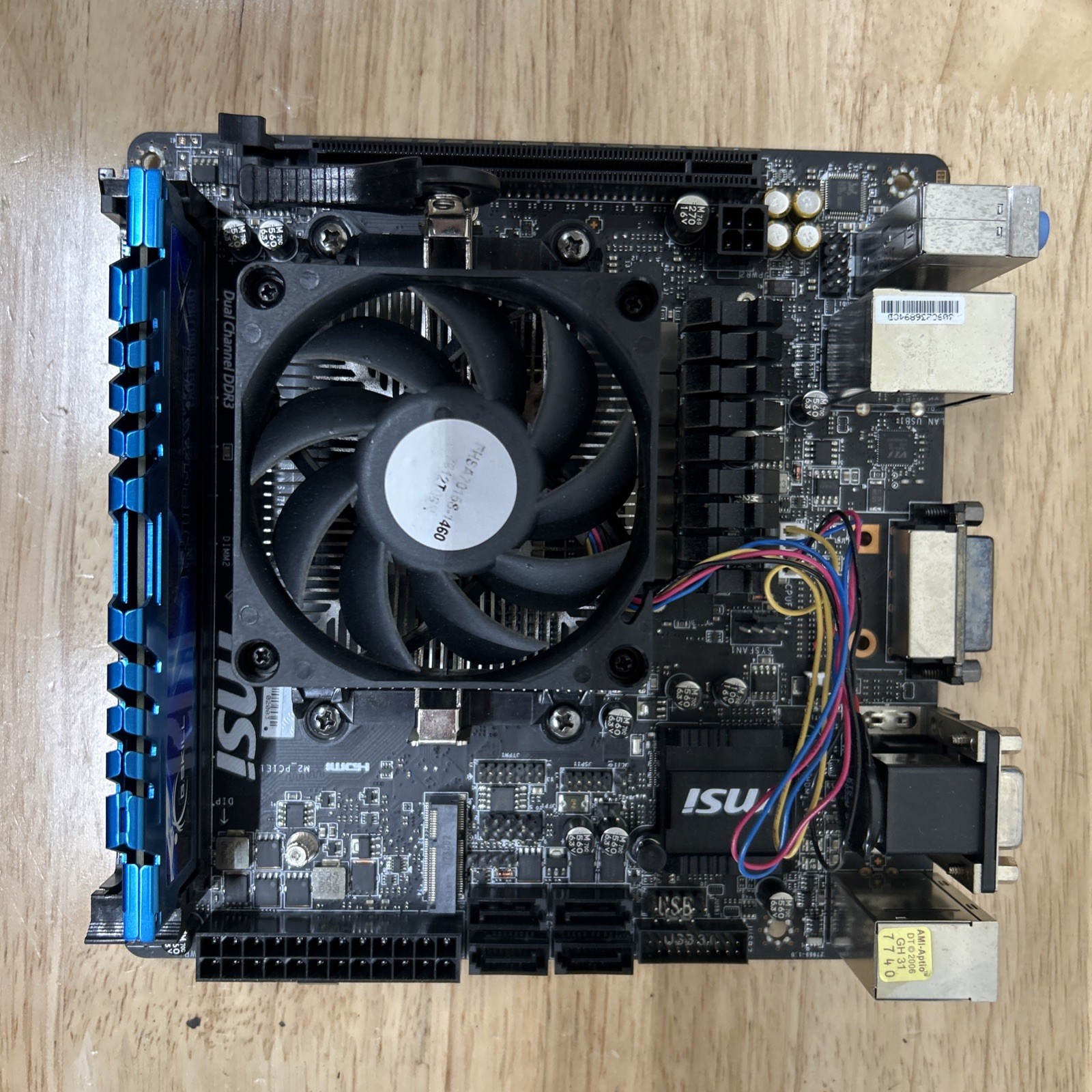 MSI A68HI Motherboard AMD FM2+ 4GB DDR3 Mini-ITX Motherboard