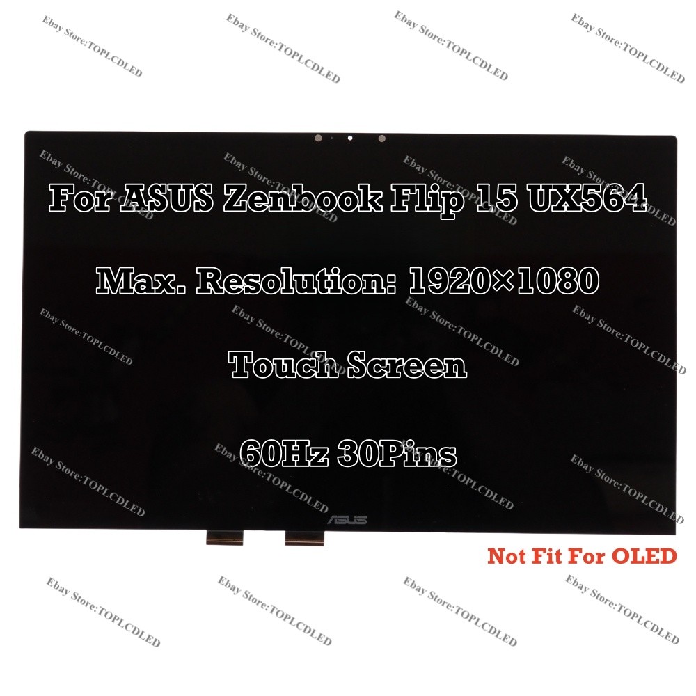 15.6″ Für ASUS Zenbook Flip 15 UX564 60Hz LCD Montage Berühren Sie Bildschirm