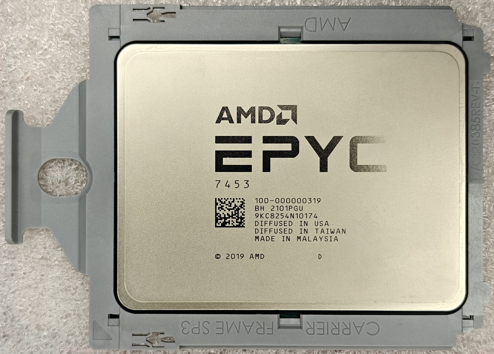 AMD EPYC 7453 Unlocked 2.75-3.45GHz 28 Core 56 Thread 225W SP3 CPU Processor