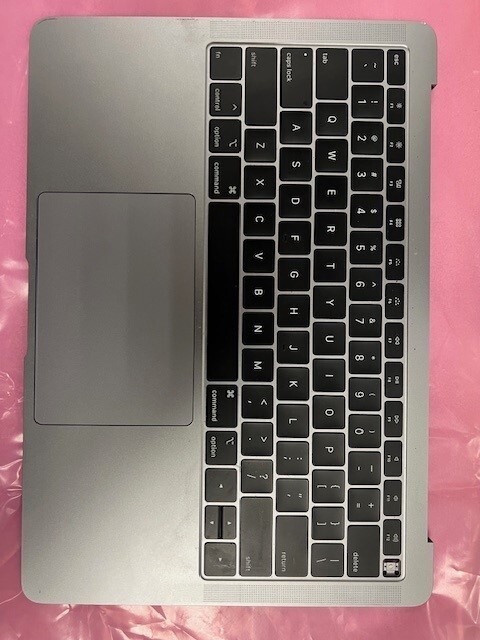 OEM Apple MacBook Air A1932 2018 2019 Palmrest Keyboard 661-09736 Space Gray B+