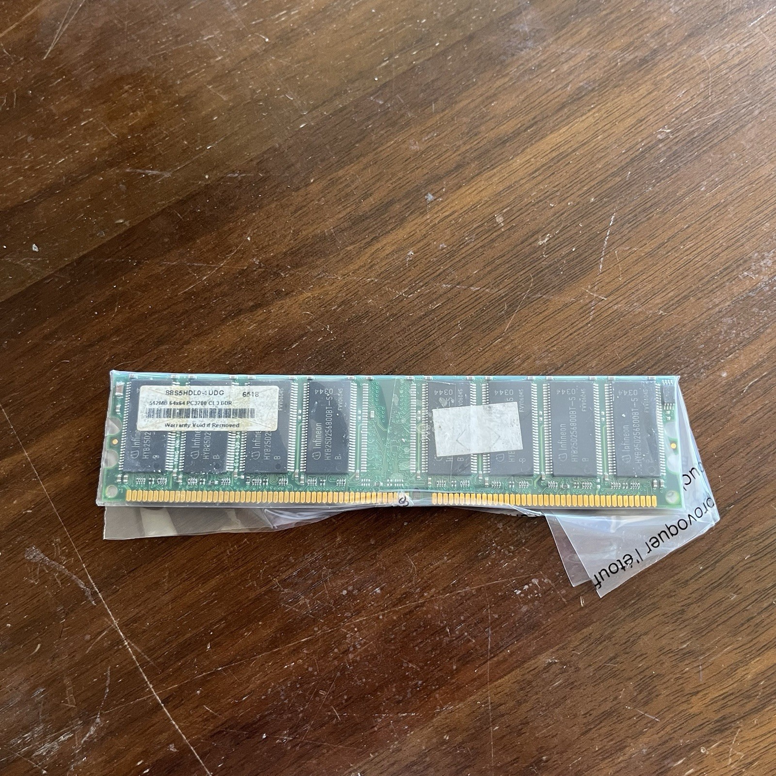 512MB Infineon HYB25D256800BT-5 DDR-1 400Mhz PC3200 CL2.5 RAM Arbeitsspeicher