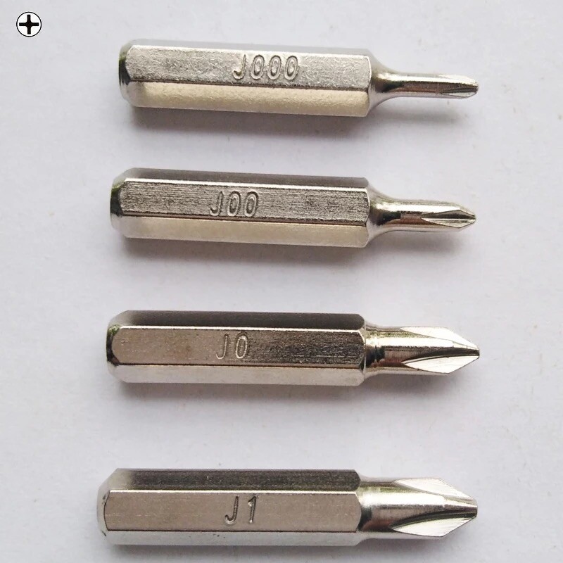 Micro Hex 4mm Phillips J000/J00/J0/J1 screwdriver bits repair for iPhone MacBook