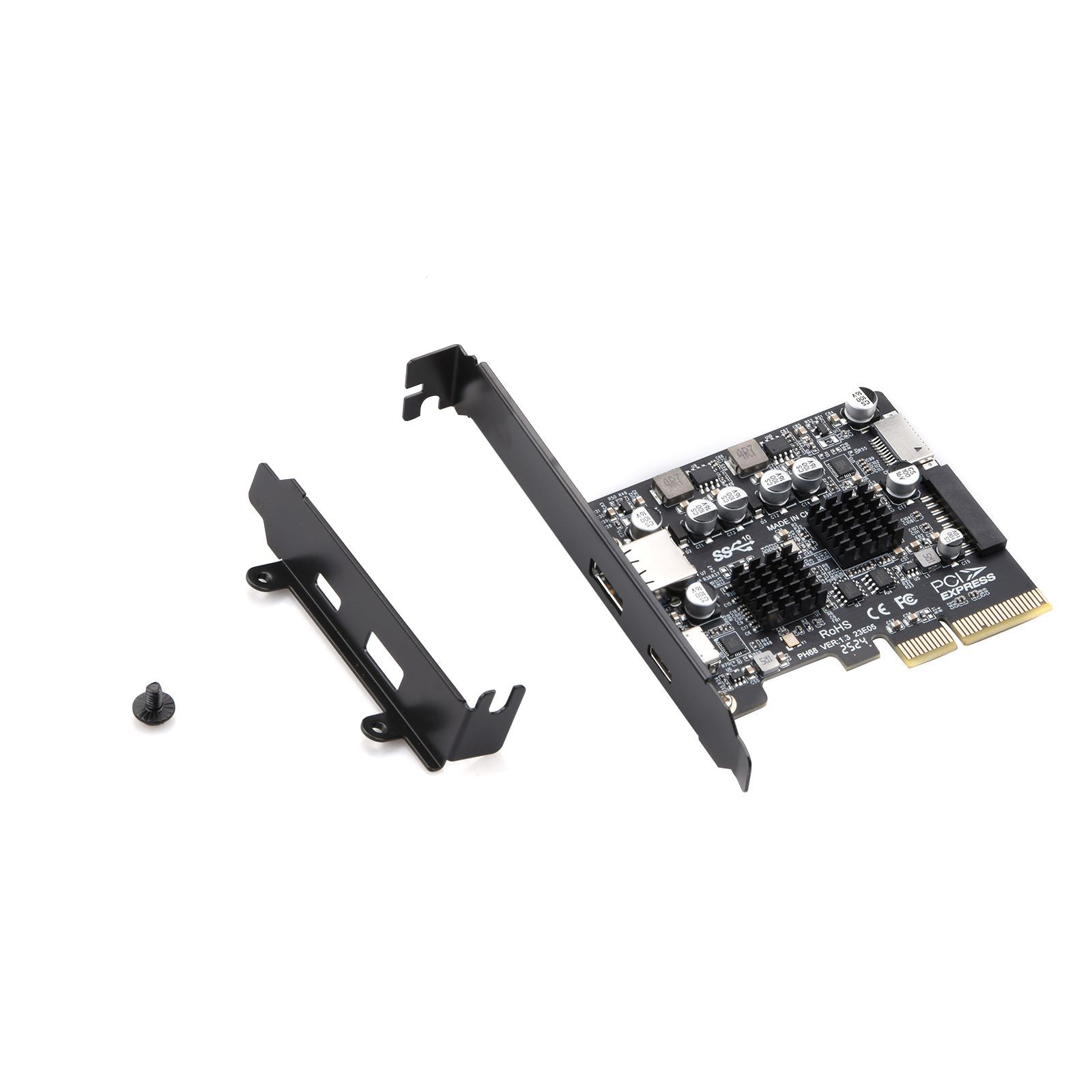 PCI-E X4/X8/X16 USB 3.2 Gen2 Expansion Card Compatible USB1.1 2.0 3.0 3.1 3.2