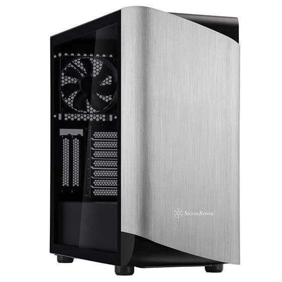 Silverstone SST-SEA1SB-G (Silver/Black, Tempered Glass) SETA A1 ATX Mid Tower